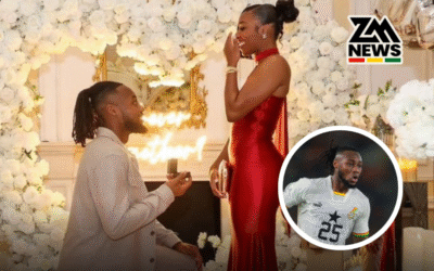 Black Stars Forward Antoine Semenyo Proposes to Girlfriend Jordeen Buckley